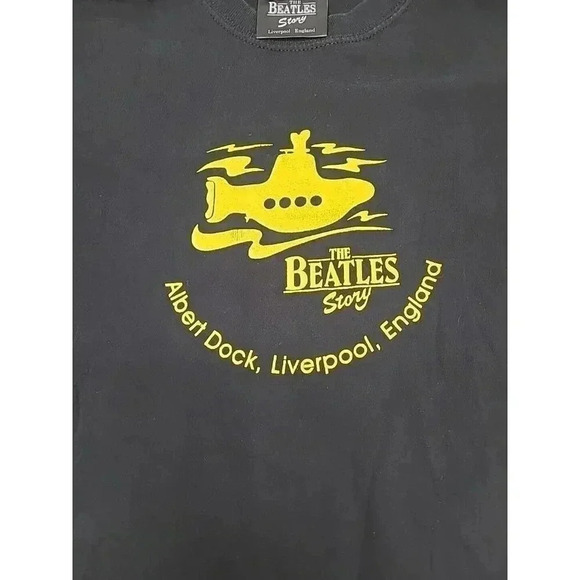 The Beatles Story Yellow Submarine Tee Shirt Girls Size L Made in UK 100% Cotton - Picture 2 of 7
